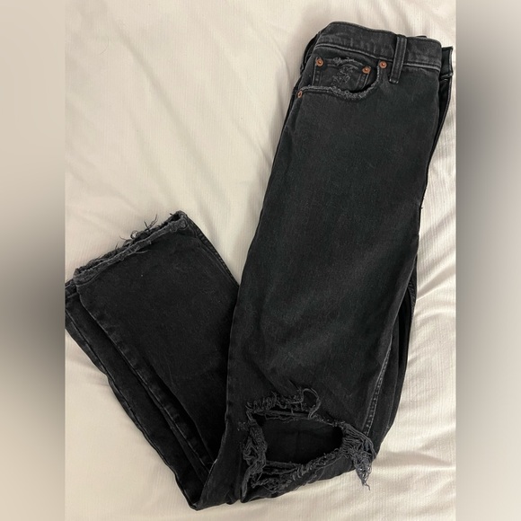 Abercrombie & Fitch The 90’s Straight Ultra High Rise Straight Jean - Picture 5 of 6